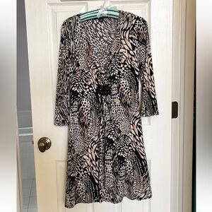 Boston Proper Patterned Dress - M